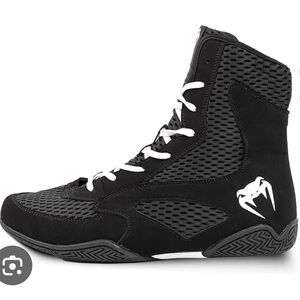 NWOB Black High-Top boxing  Men's Shoes